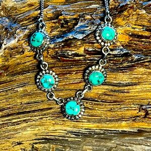 Turquoise and Sterling Silver Necklace